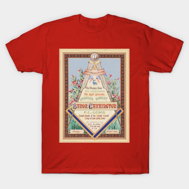 Baron Carrington Lodge Banner T-Shirt by pocketlama